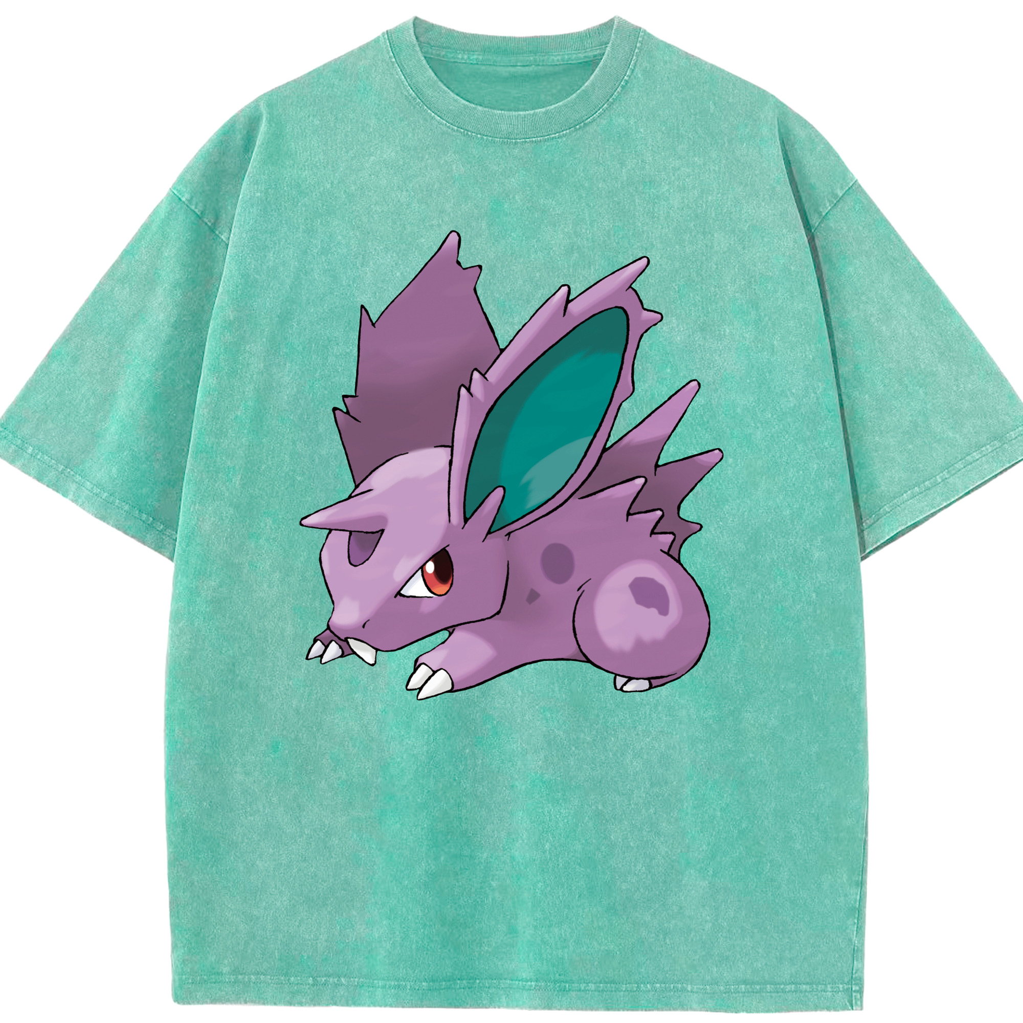 （画像用） ポケットモンスター Pokémon 綿100% ヴィンテージ風 半袖Tシャツ（フロントプリント）